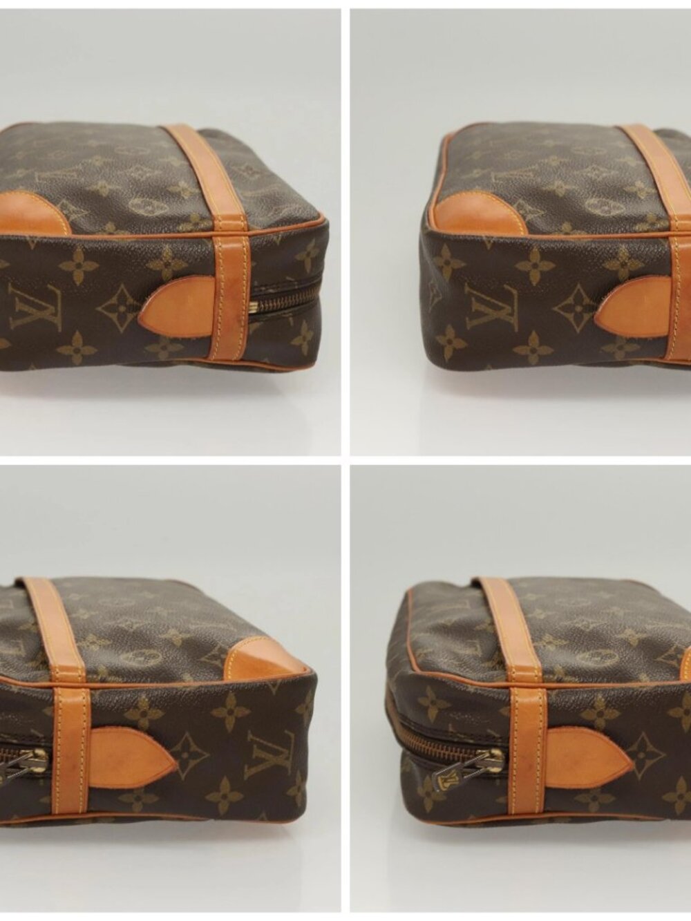 LOUIS VUITTON Monogram Compiegne 28 Clutch Bag M51845 LV Auth 119755 - Picture 16 of 16